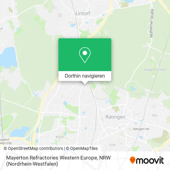 Mayerton Refractories Western Europe Karte