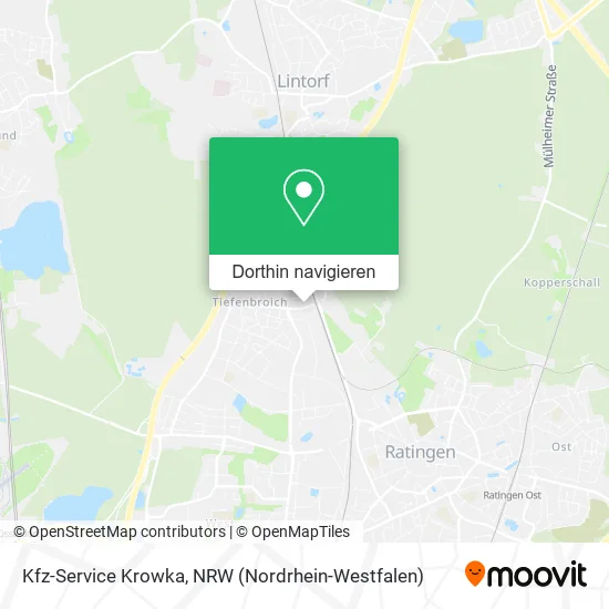 Kfz-Service Krowka Karte