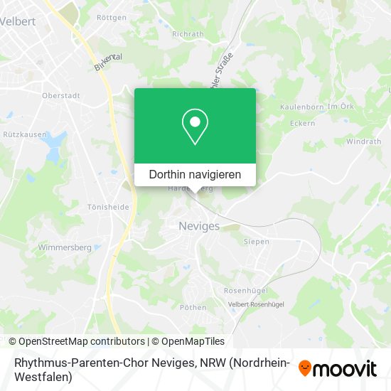 Rhythmus-Parenten-Chor Neviges Karte