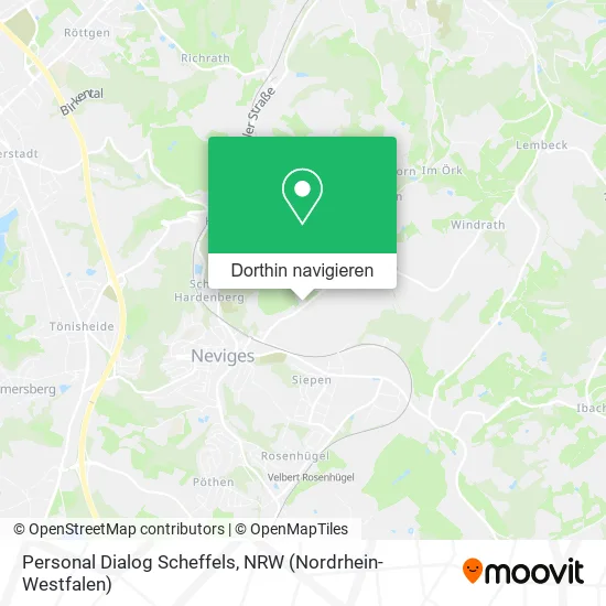 Personal Dialog Scheffels Karte