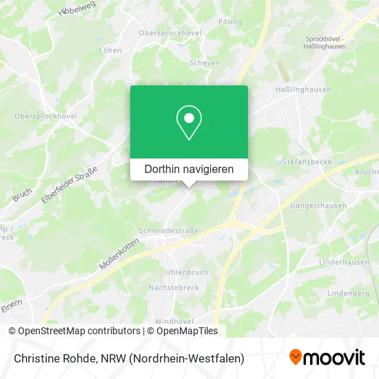 Christine Rohde Karte