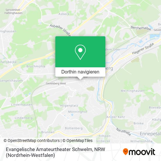 Evangelische Amateurtheater Schwelm Karte