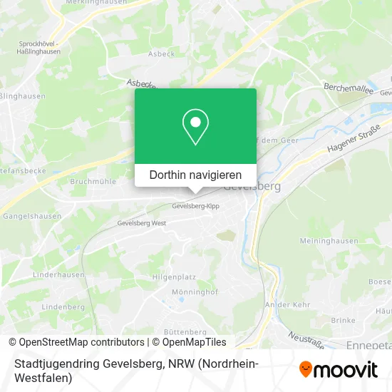 Stadtjugendring Gevelsberg Karte