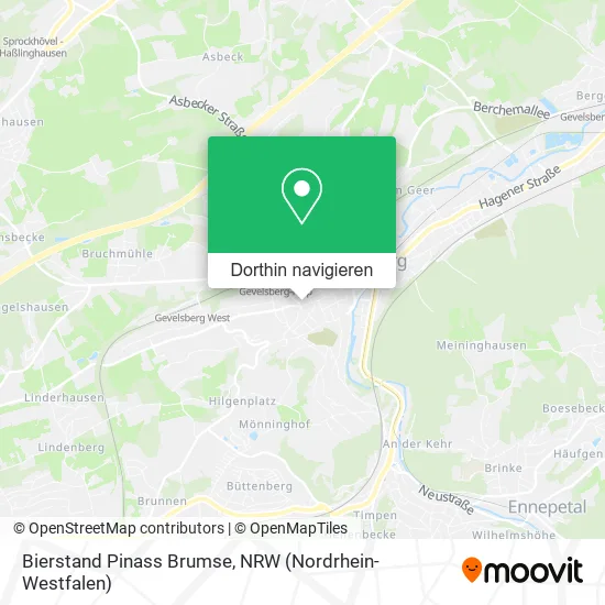 Bierstand Pinass Brumse Karte