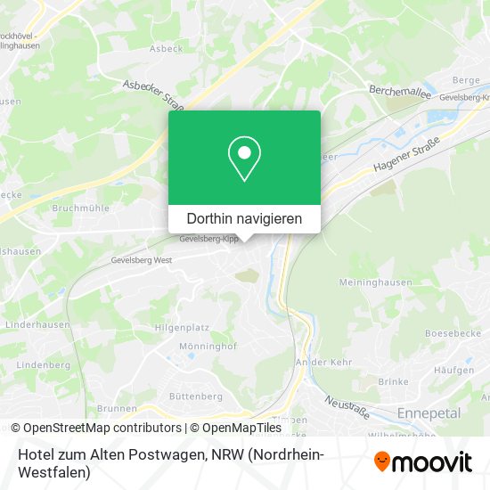Hotel zum Alten Postwagen Karte