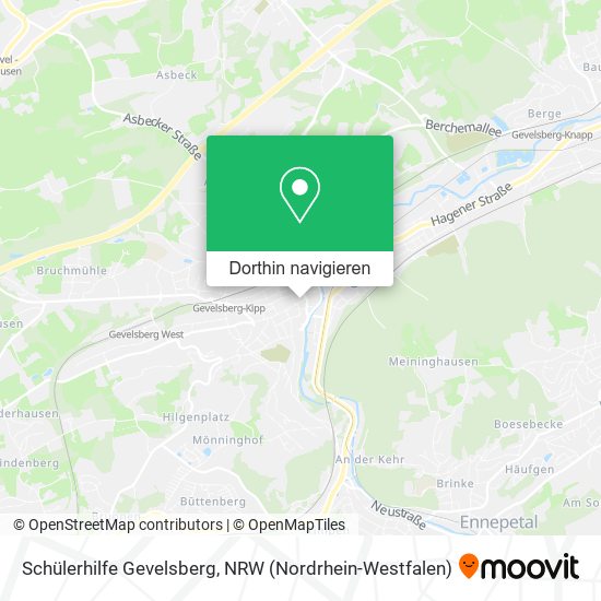 Schülerhilfe Gevelsberg Karte