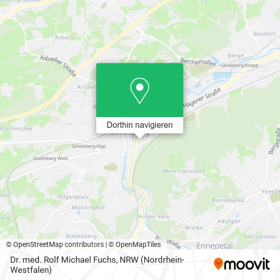 Dr. med. Rolf Michael Fuchs Karte