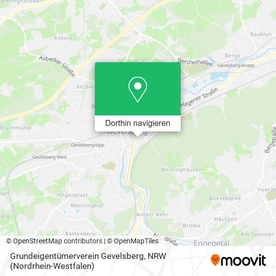 Grundeigentümerverein Gevelsberg Karte