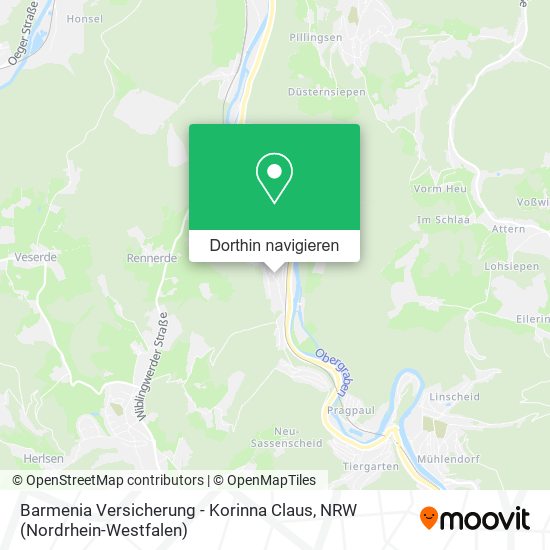 Barmenia Versicherung - Korinna Claus Karte