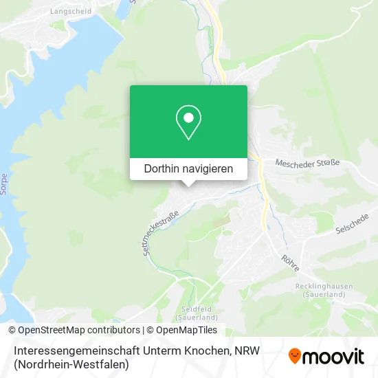 Interessengemeinschaft Unterm Knochen Karte