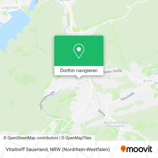 Vitaltreff Sauerland Karte