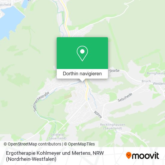 Ergotherapie Kohlmeyer und Mertens Karte