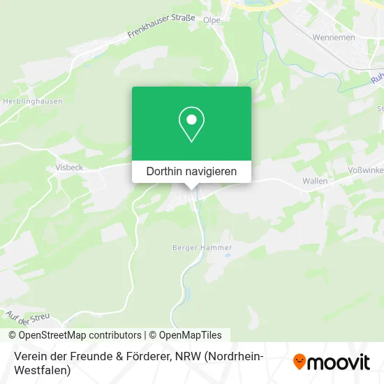 Verein der Freunde & Förderer Karte