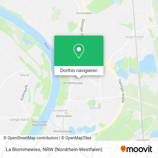 La Blommewies Karte