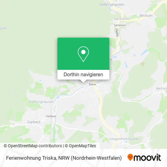 Ferienwohnung Triska Karte