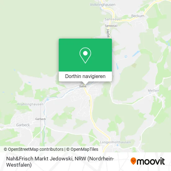 Nah&Frisch Markt Jedowski Karte