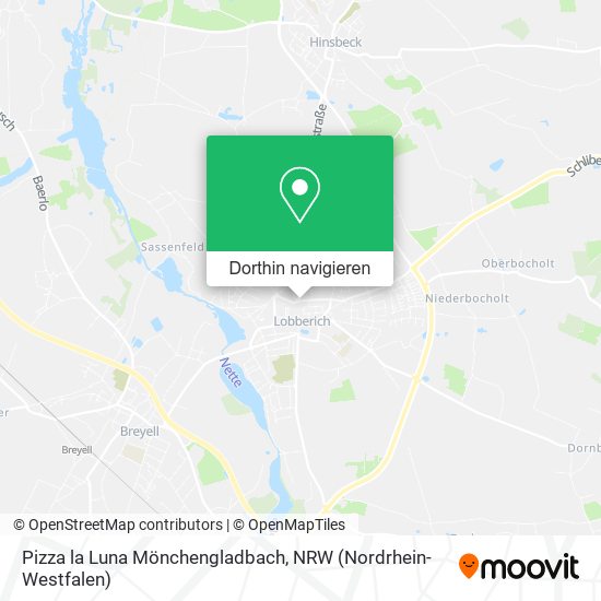 Pizza la Luna Mönchengladbach Karte
