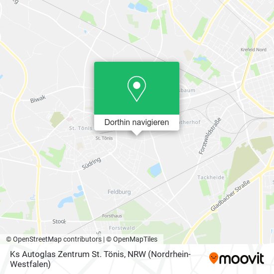 Ks Autoglas Zentrum St. Tönis Karte