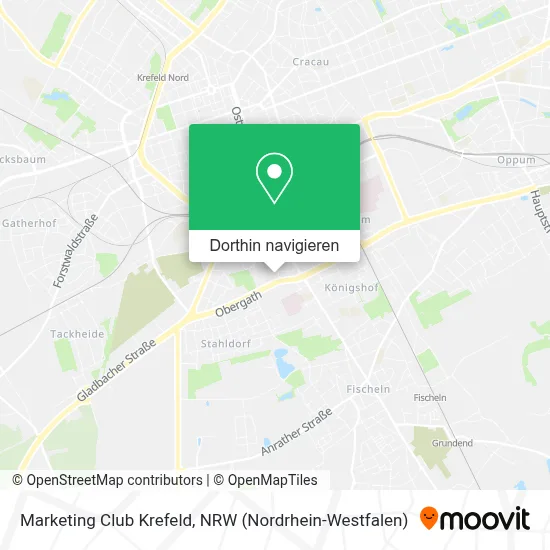 Marketing Club Krefeld Karte