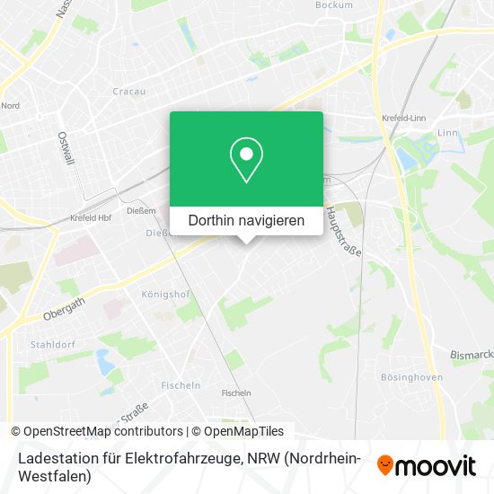 Ladestation für Elektrofahrzeuge Karte