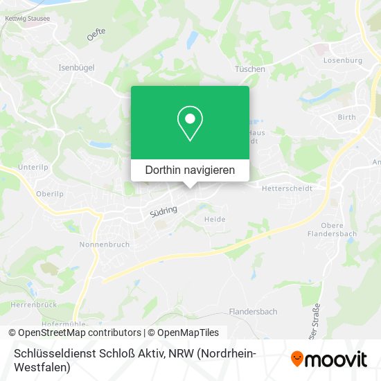Schlüsseldienst Schloß Aktiv Karte