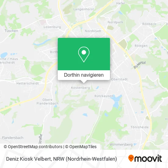 Deniz Kiosk Velbert Karte