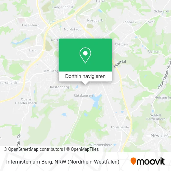 Internisten am Berg Karte