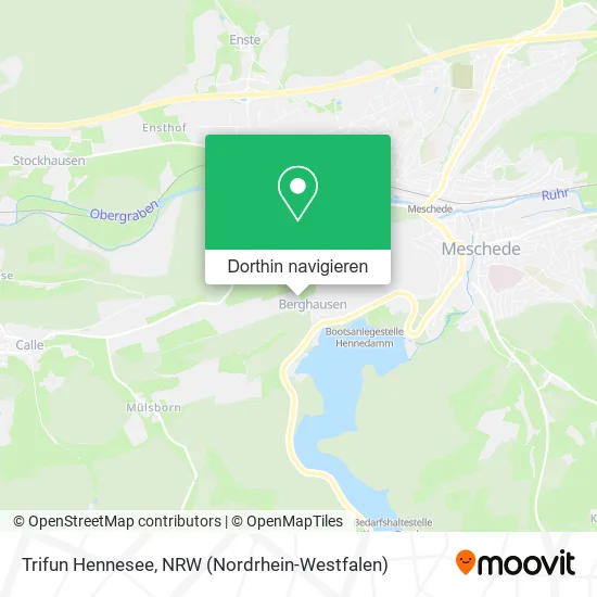 Trifun Hennesee Karte