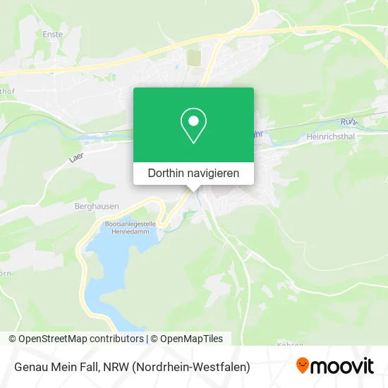 Genau Mein Fall Karte