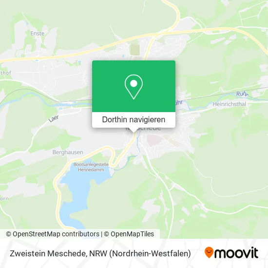 Zweistein Meschede Karte