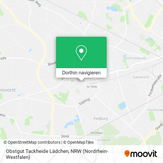 Obstgut Tackheide Lädchen Karte