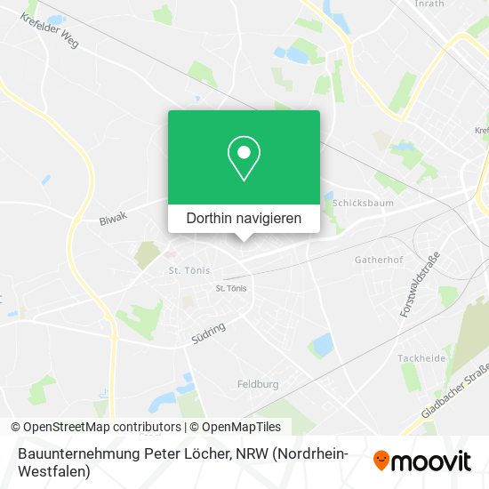 Bauunternehmung Peter Löcher Karte