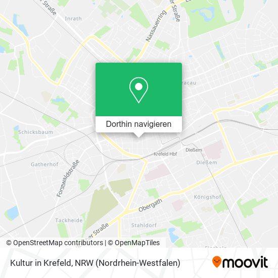 Kultur in Krefeld Karte