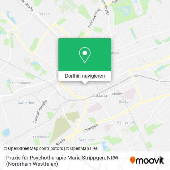 Praxis für Psychotherapie Maria Strippgen Karte