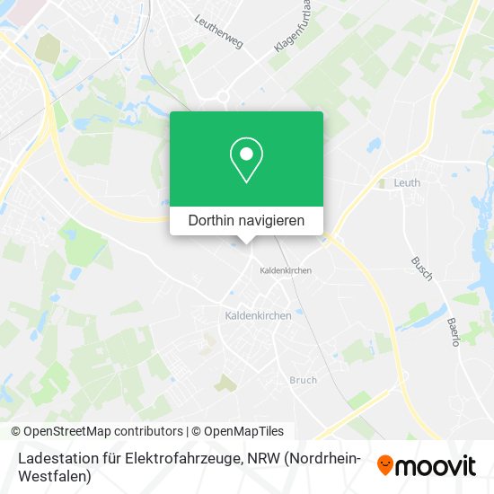 Ladestation für Elektrofahrzeuge Karte
