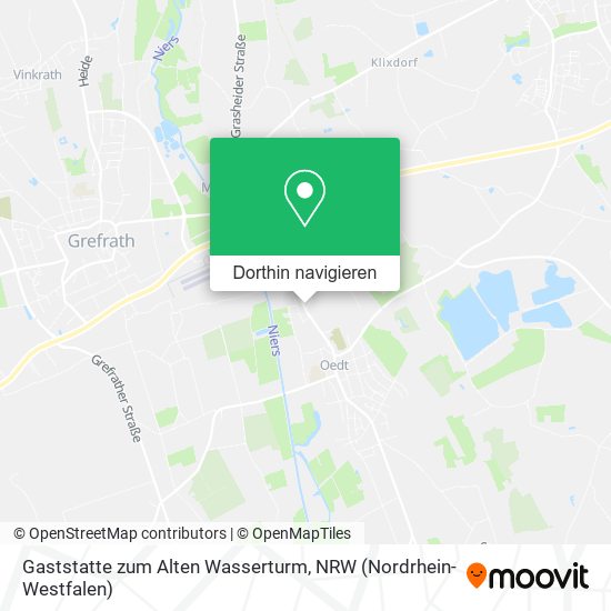Gaststatte zum Alten Wasserturm Karte