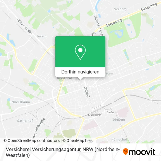 Versicherei Versicherungsagentur Karte