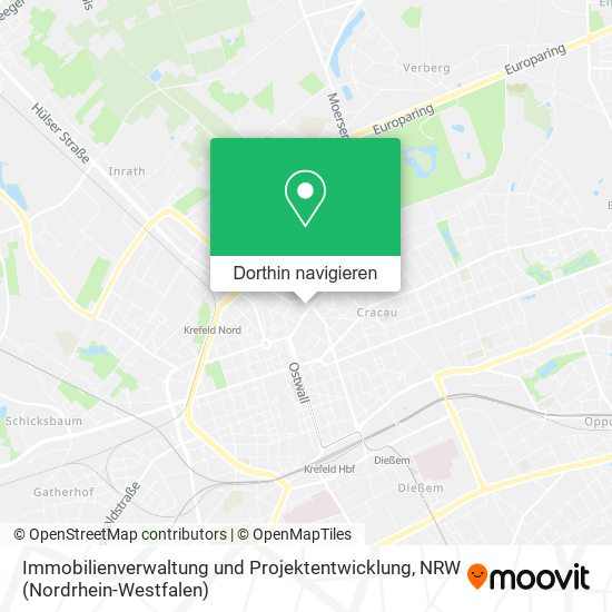 Immobilienverwaltung und Projektentwicklung Karte