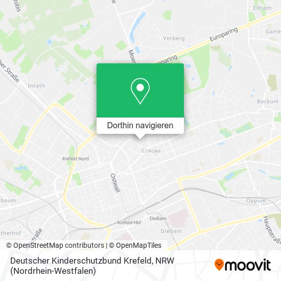 Deutscher Kinderschutzbund Krefeld Karte