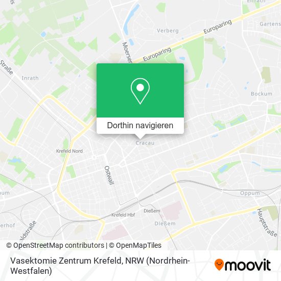 Vasektomie Zentrum Krefeld Karte