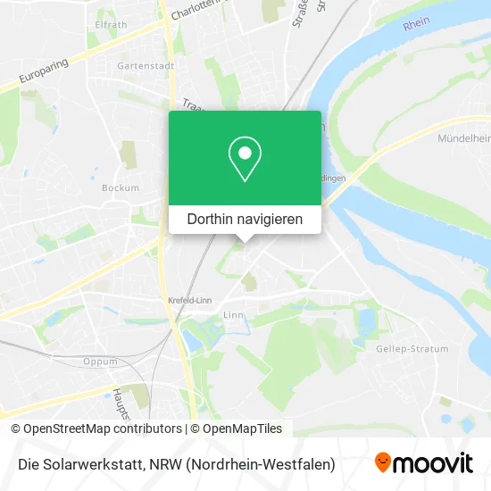 Die Solarwerkstatt Karte