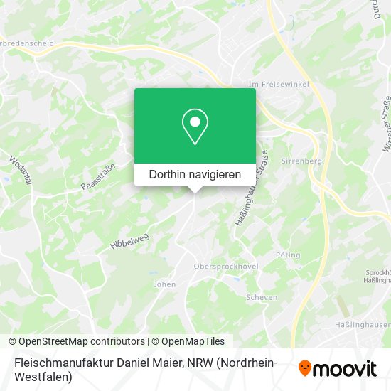 Fleischmanufaktur Daniel Maier Karte