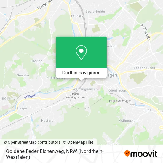 Goldene Feder Eichenweg Karte