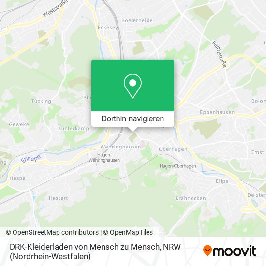 DRK-Kleiderladen von Mensch zu Mensch Karte