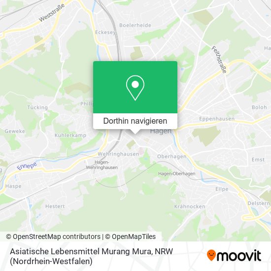 Asiatische Lebensmittel Murang Mura Karte