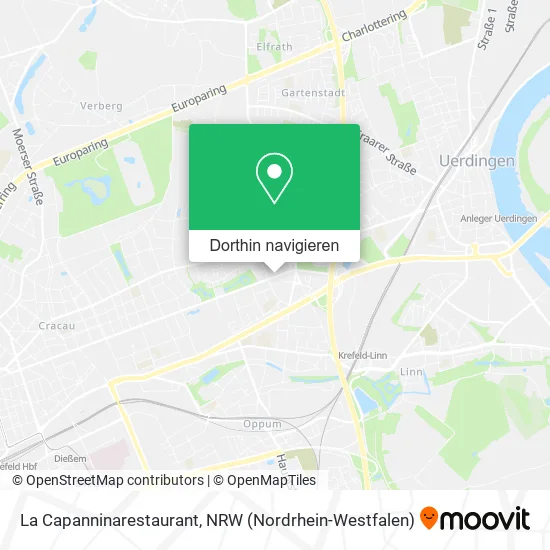 La Capanninarestaurant Karte