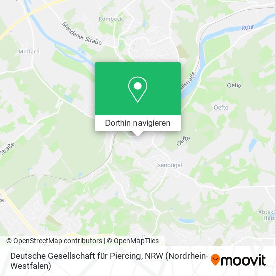 Deutsche Gesellschaft für Piercing Karte