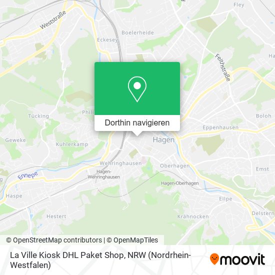 La Ville Kiosk DHL Paket Shop Karte