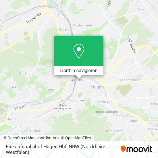 Einkaufsbahnhof Hagen Hbf Karte