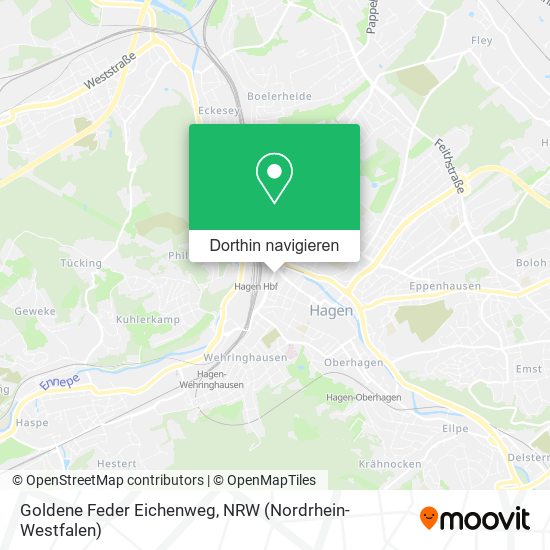 Goldene Feder Eichenweg Karte